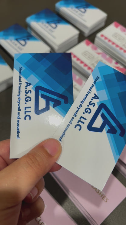 Glossy Business Cards
