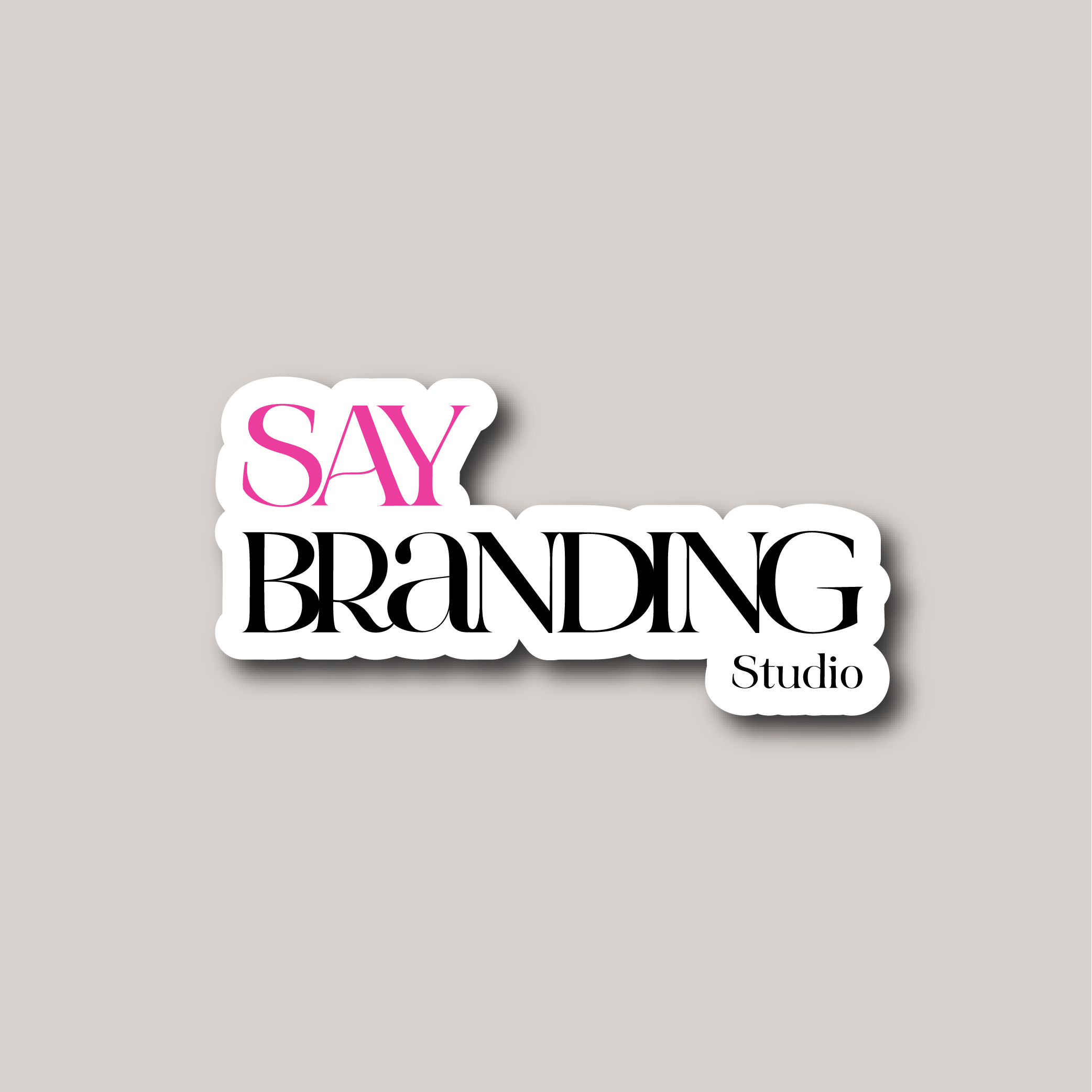Custom Die-Cut Sticker Singles – Say Branding